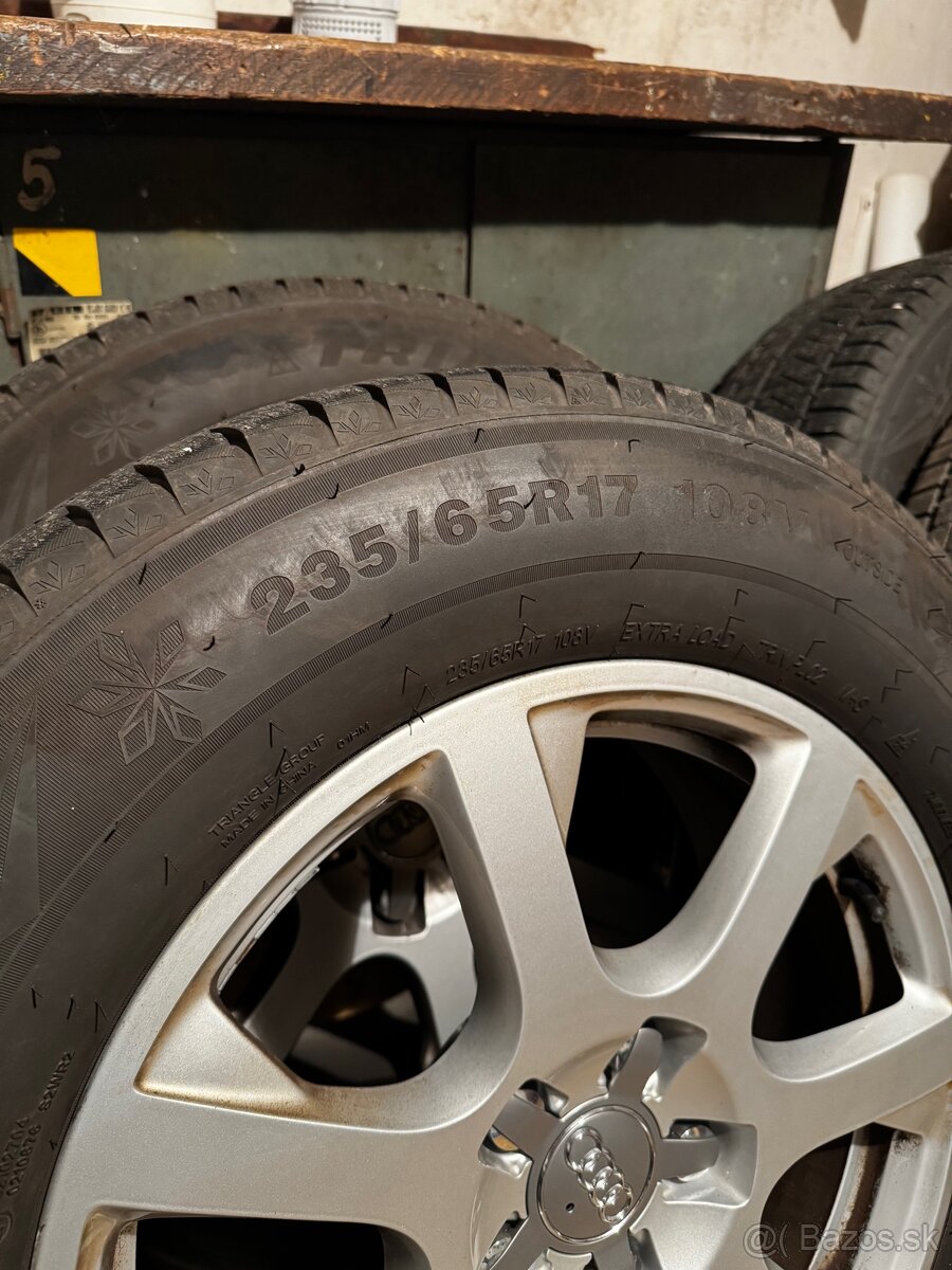 Audi Q5 – zimná sada 235/65 R17 – originál disky, nové pneu - 4