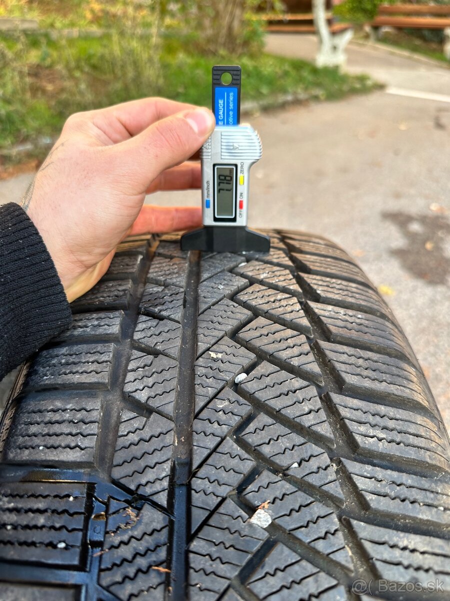 225/55 r17 zimne CONTINENTAL dot 2022 7,8mm TOP STAV - 4