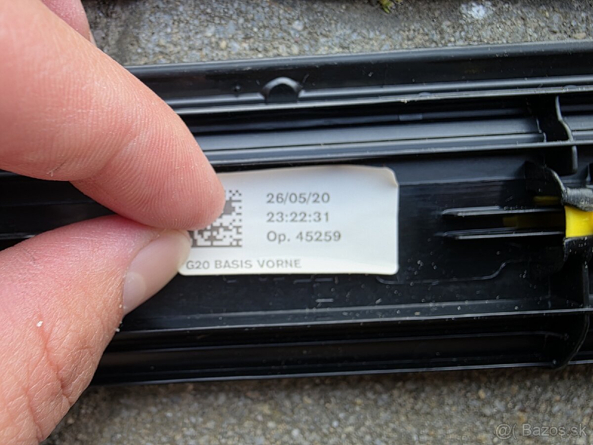 BMW G20 G21 plastové krytky prahov - 4