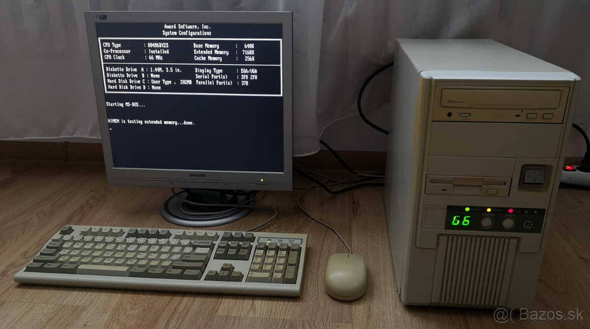Predám Retro PC 486 DX2 66MHz (27) - 4