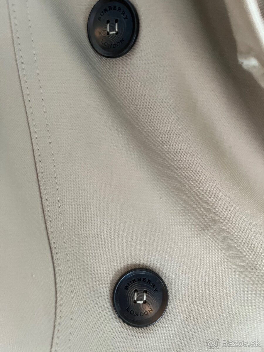 BURBERRY kabát - krásne prepracovaný - 4