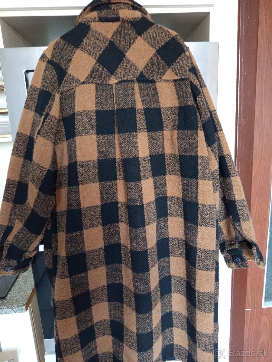 Dámsky kabát hnedý - 4