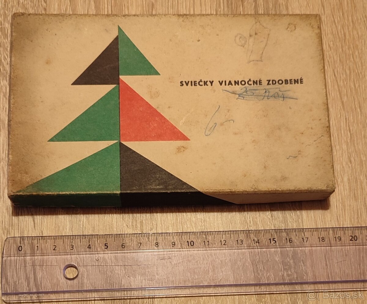 Retro vianočné sviečky - 4