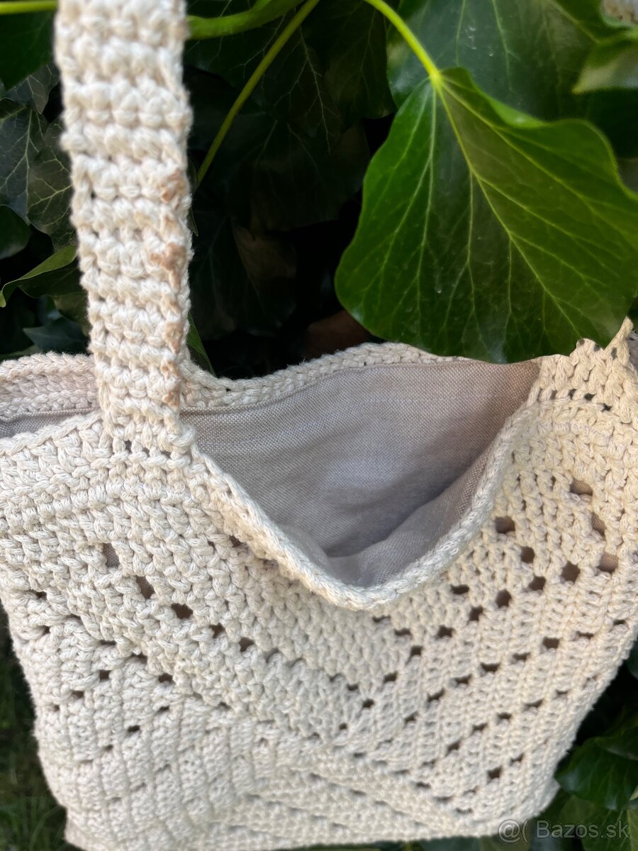 Háčkovaná taška - 4