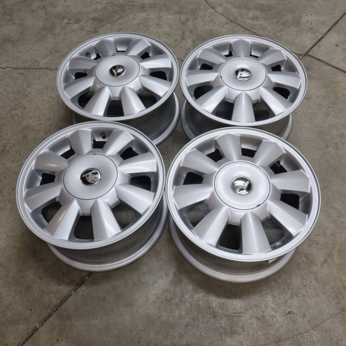 Hliníkové Škoda disky 5x100 R14 6J ET43 - 4