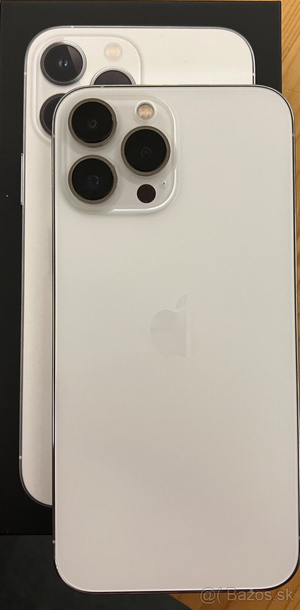iPhone 13 Pro Max Silver 128 GB v top stave - 4