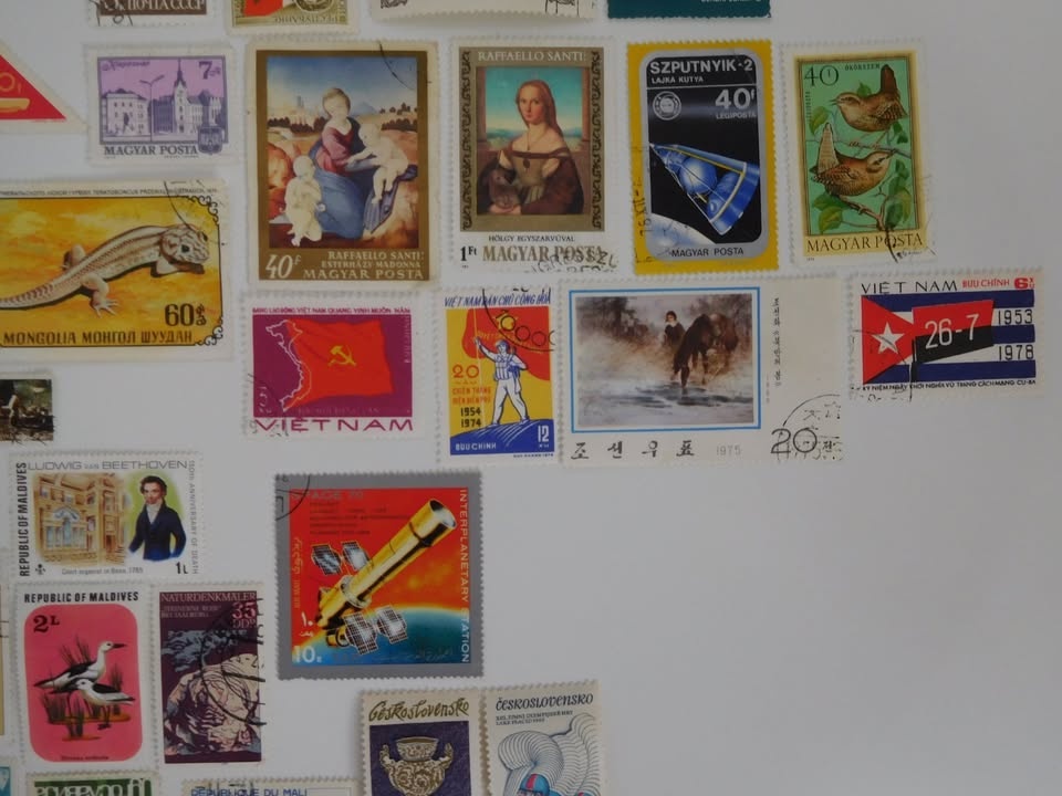 Staré poštovné Známky, - 4