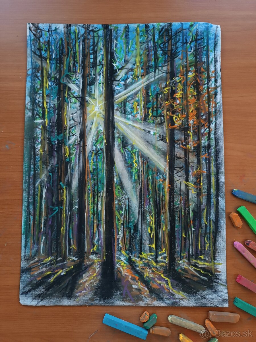 Maľba suchým pastelom - 4