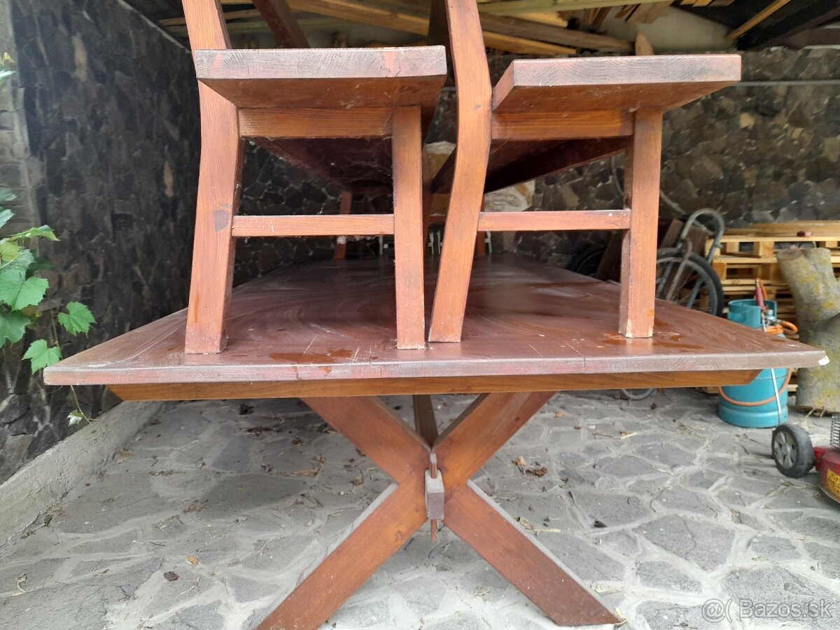 Zahradny stol a lavice - 4