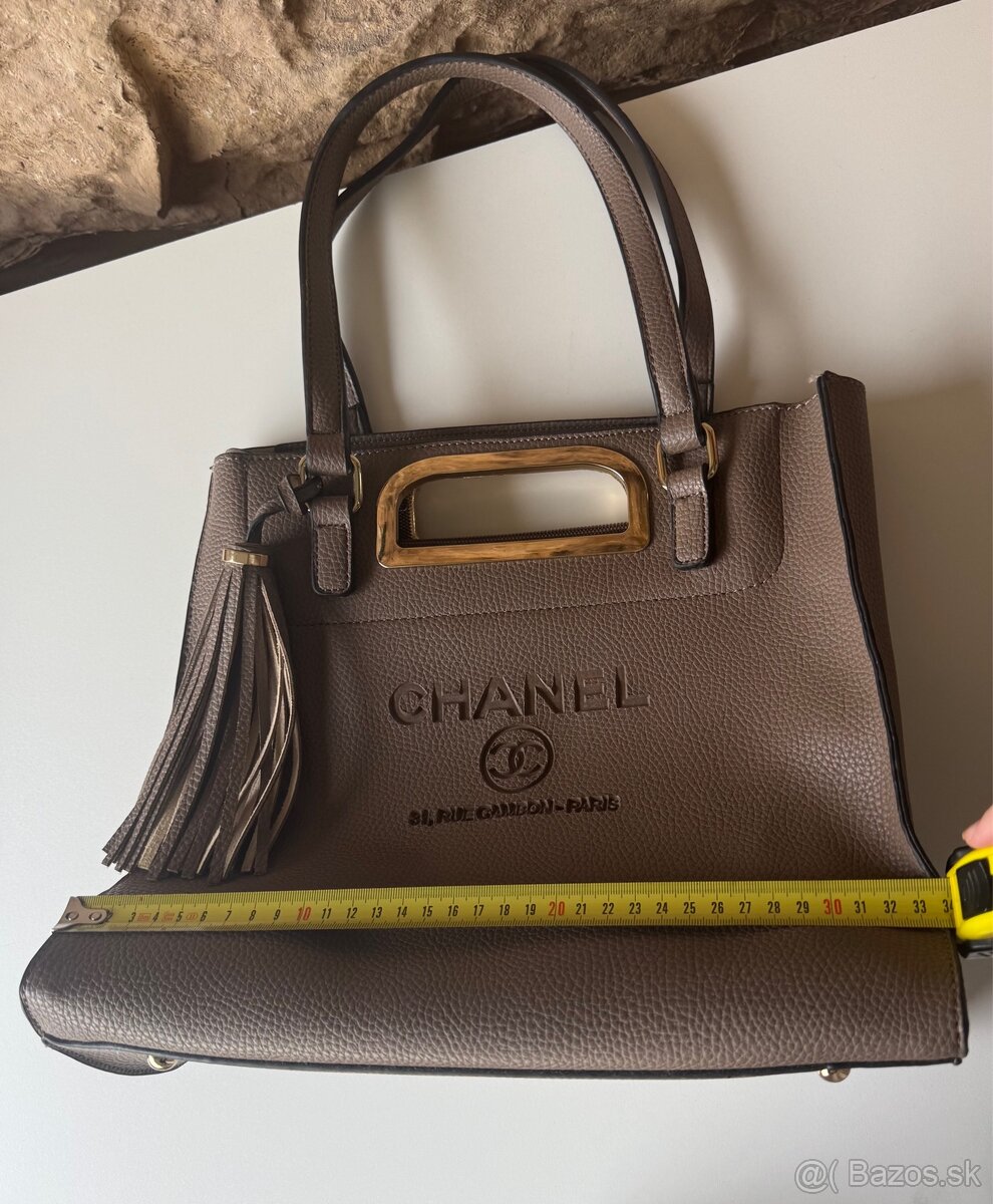 Nová hnedá kabelka na plece aj do ruky - 4
