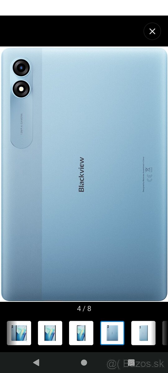Predám takmer nový tablet Blackview 11 "blue - 4