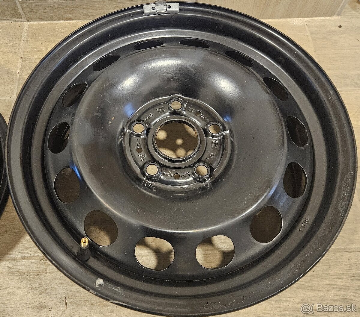 Originálne plechové disky VW - 5x112 r16 - 4