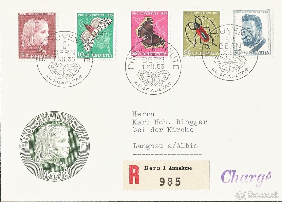 FDC 1953 /1952 / 1953 - 4