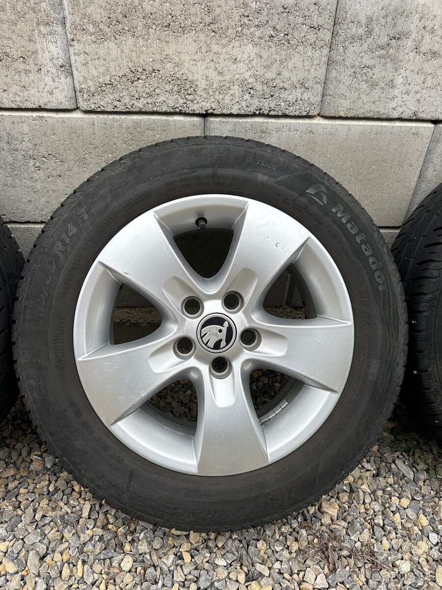 5x100 r14 s letnými pneu - 4