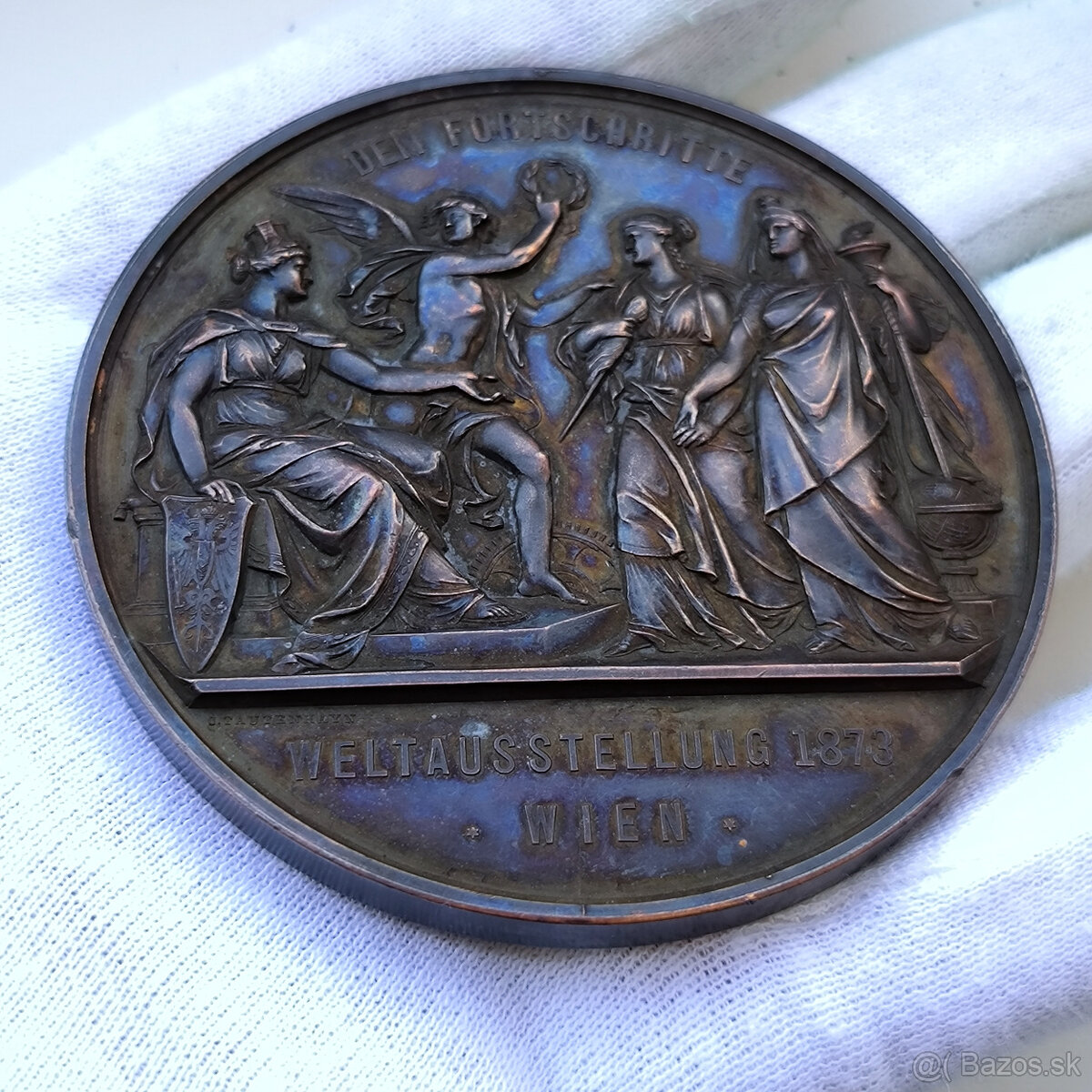 Medaila Rakúsko - Uhorsko - 1873 - VIEDEŇ - F.J. I. - 4