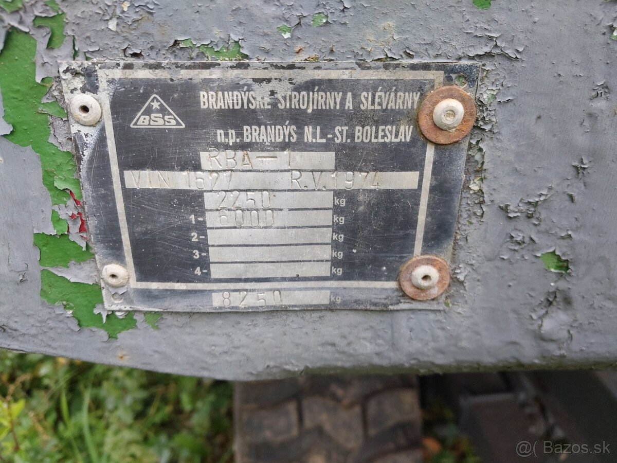 Vlečka BBS 7t - 4