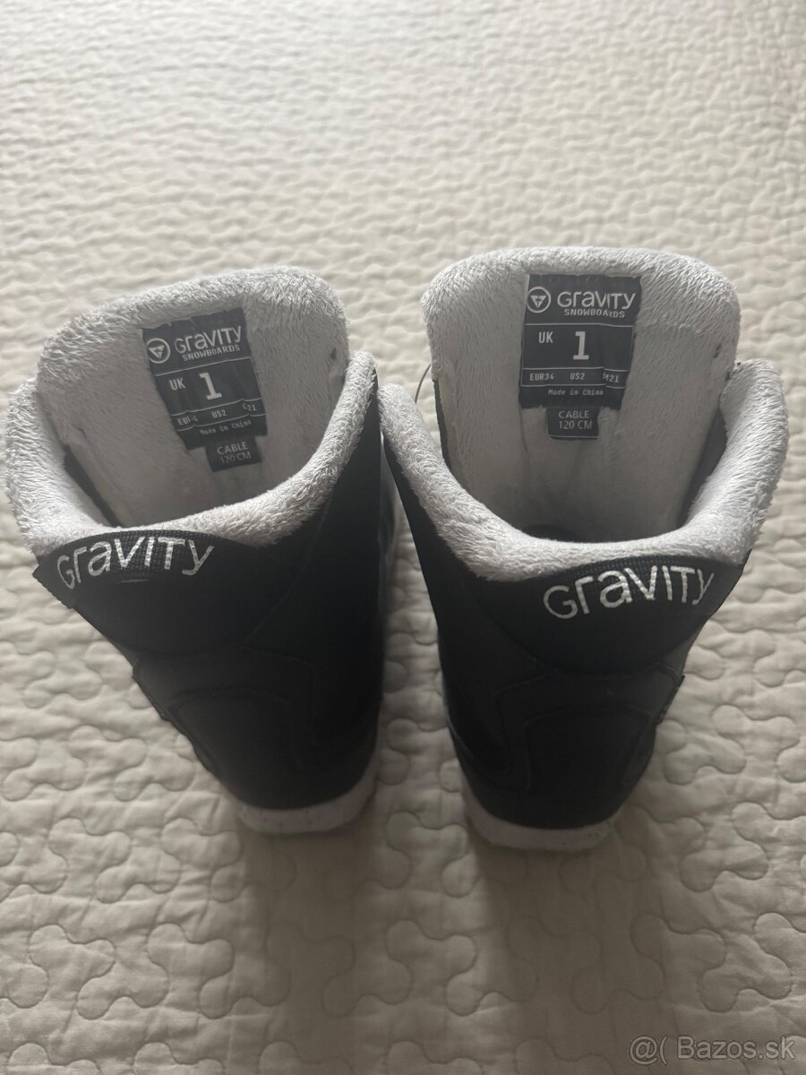 Detské topánky na snowboard Gravity Micro Lite Atop - 4
