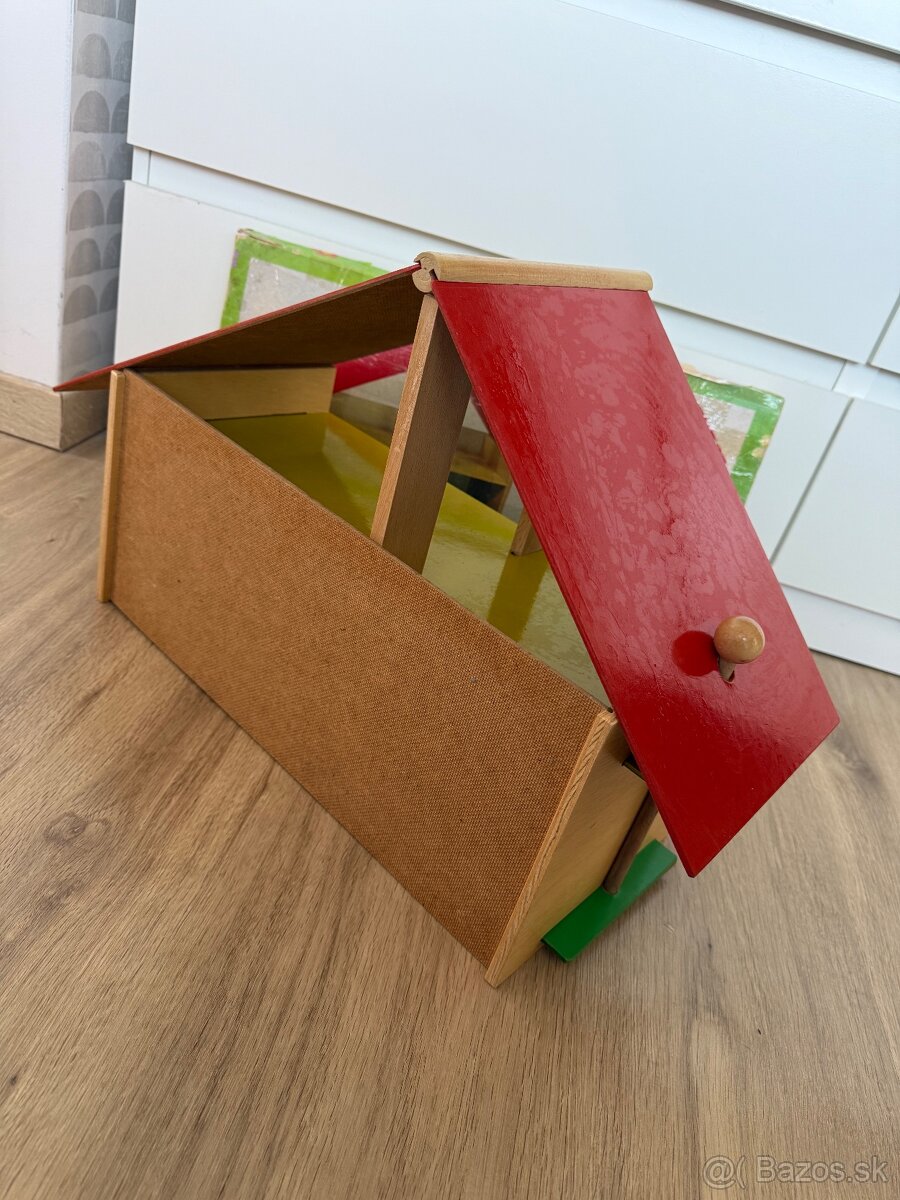 Retro drevený domček Tofa - 4