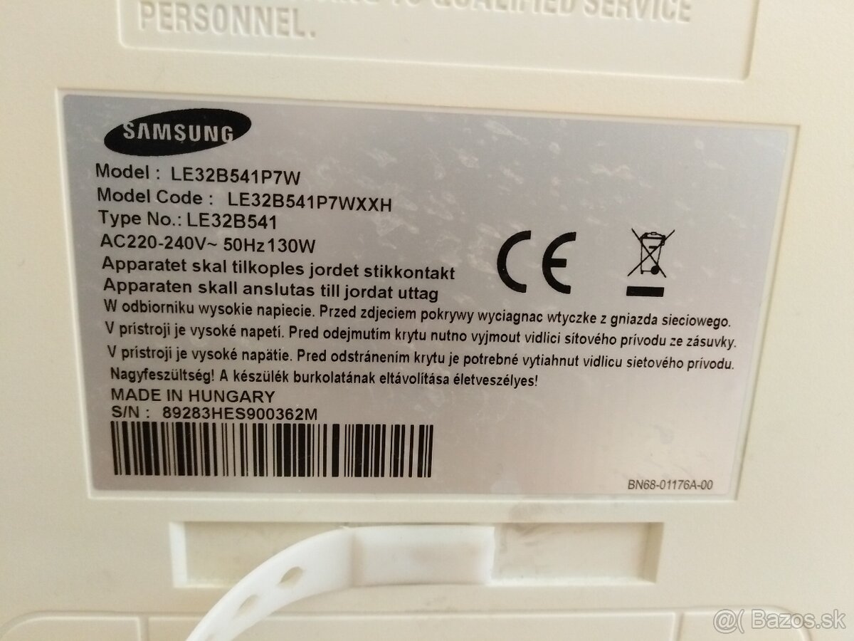Samsung LE32B541P7W - 4