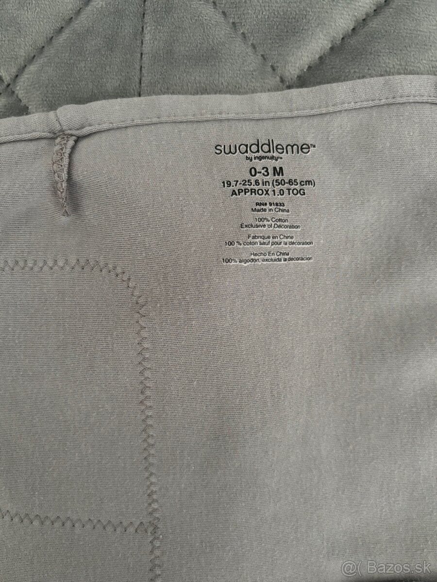 Zavinovačka SwaddleMe sivá 2 ks - 4