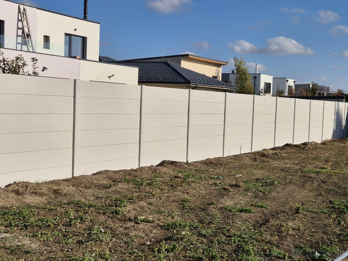 Predám betónové plotove platne a stĺpy - 4