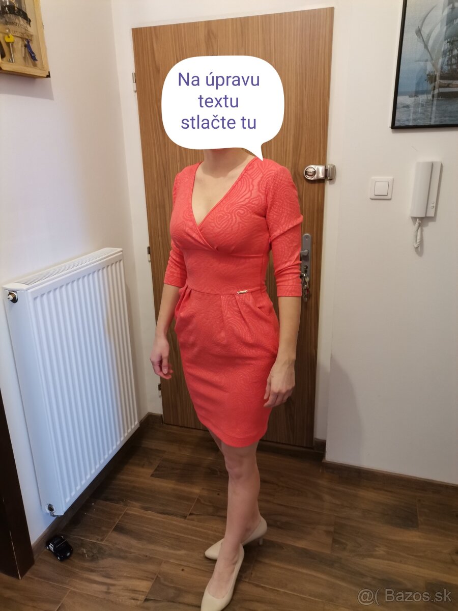 Elegantné šaty veľkosť S - 4