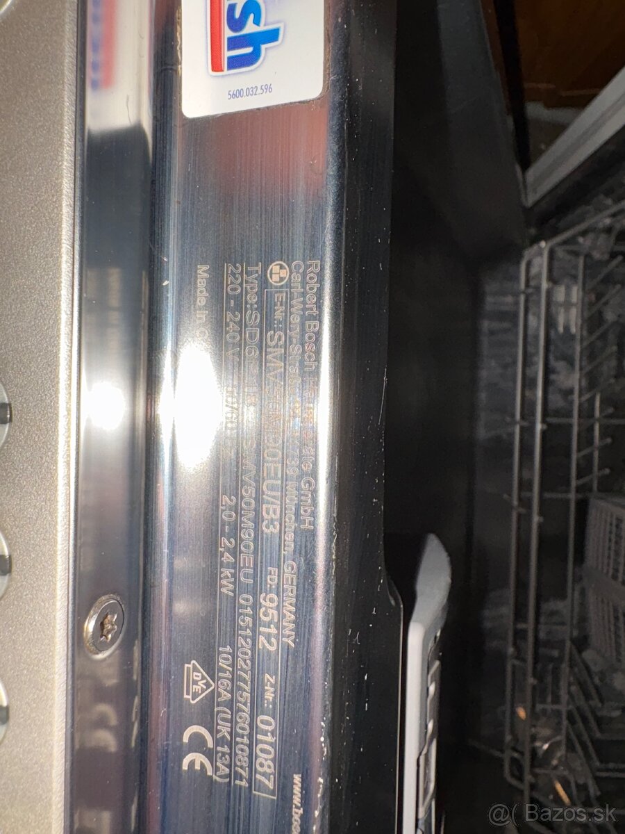 BOSCH umývačka riadu - 4