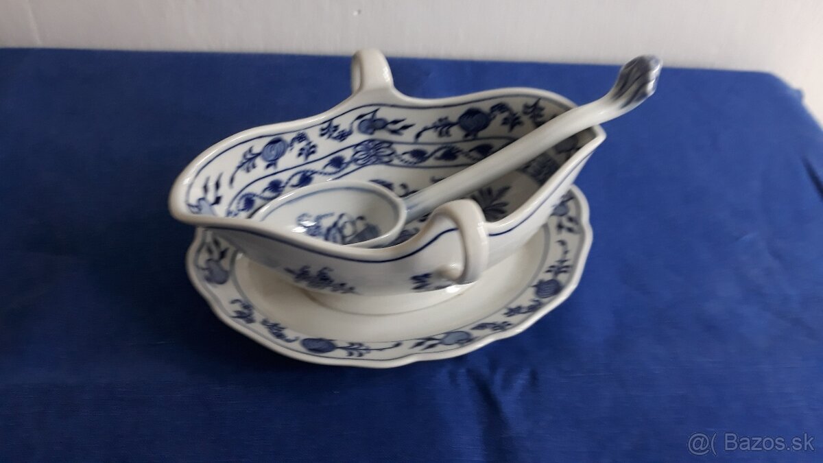 Porcelánový servis, cibulkový vzor - 4