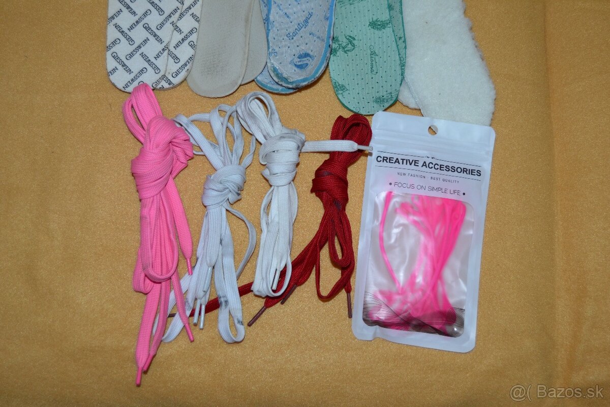 Do topánok vložky+šnúrky 10ks - 4