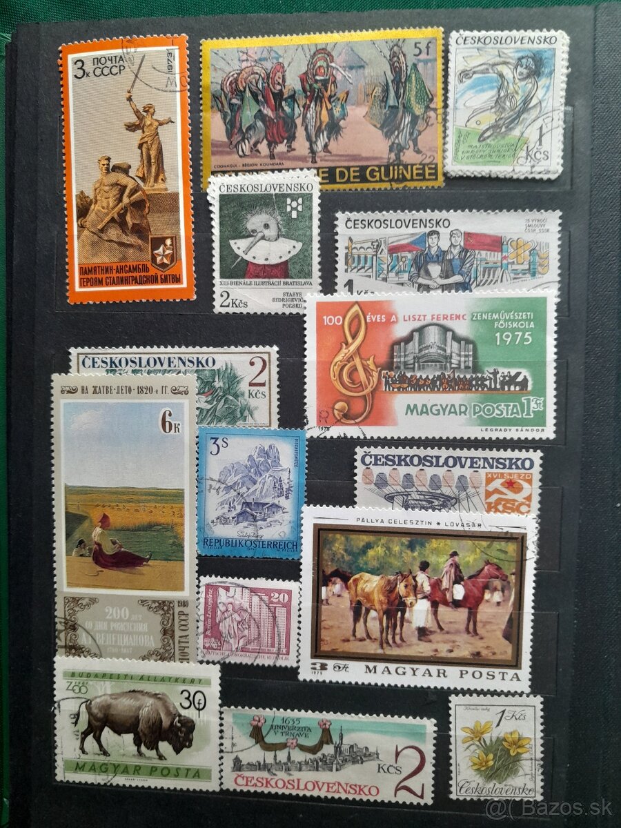 Zbierka znamky rôzne - 4