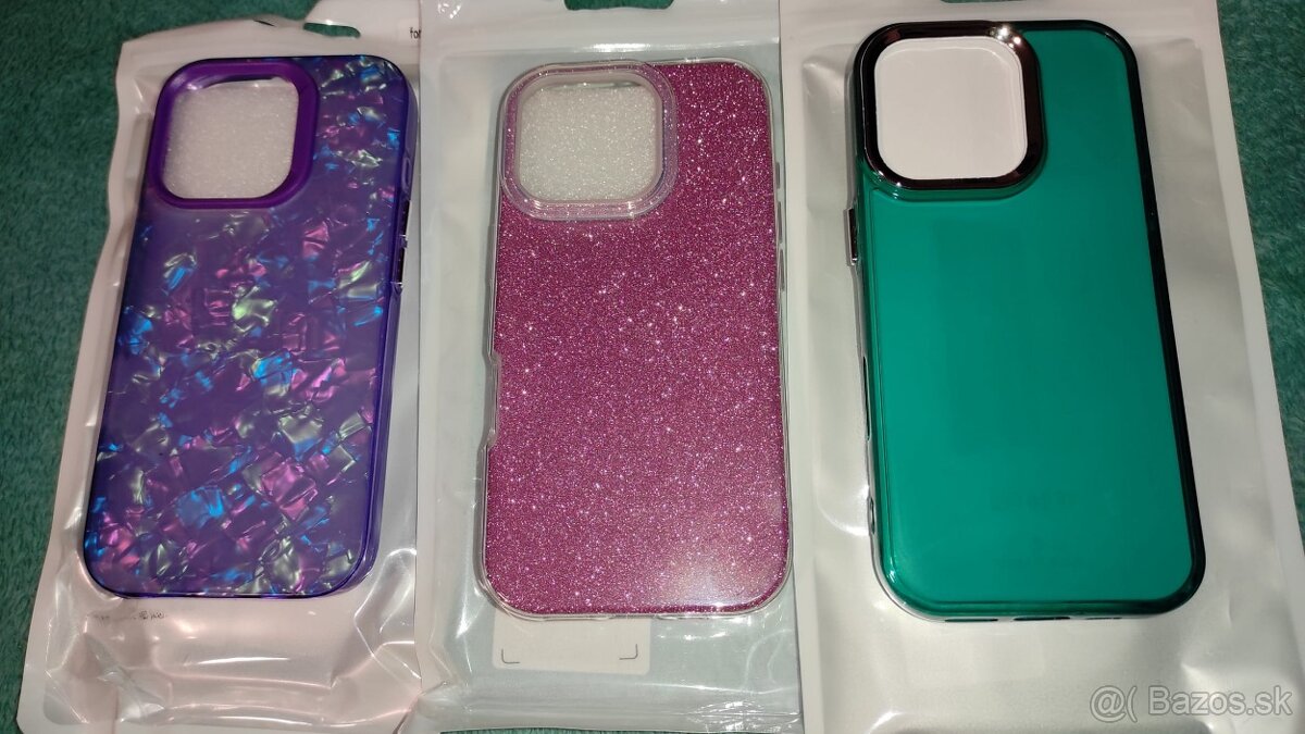 Puzdra, sklá - nové Iphone 16 PRO - 4