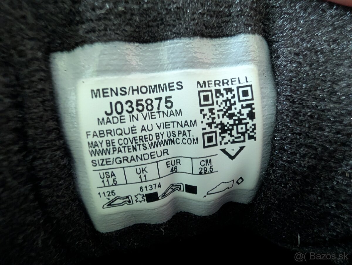 Nové Merrell Moab 3, veľkosť 46, farba Black Night - 4
