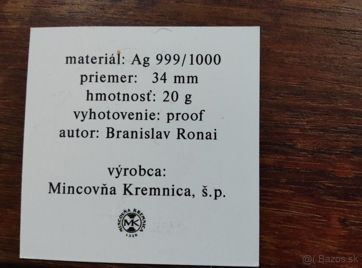Pamätné strieborné mince - 4