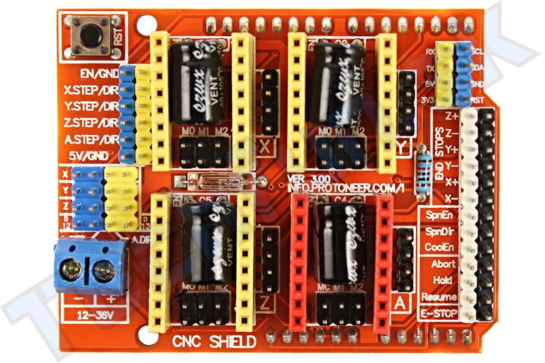 Predám cnc kit arduino uno plus motory,drivery a koncové spí - 4