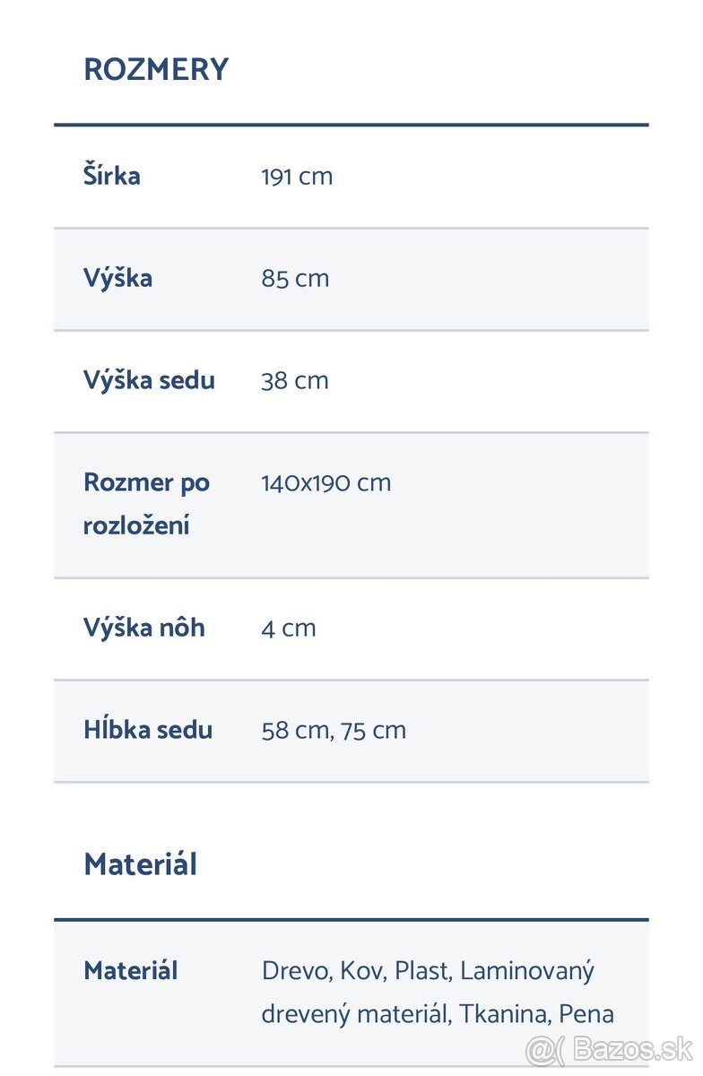 Rozkladacia pohovka - 4