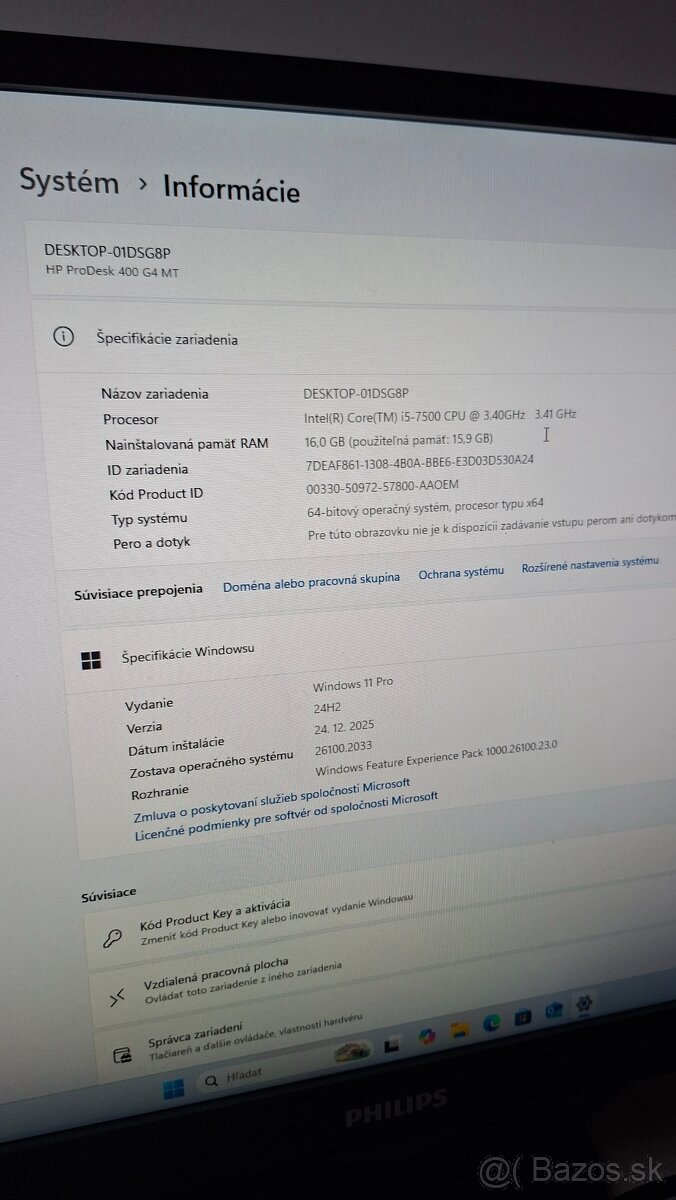 Predam pocitac HP ProDesk 400 G4 MT - 4