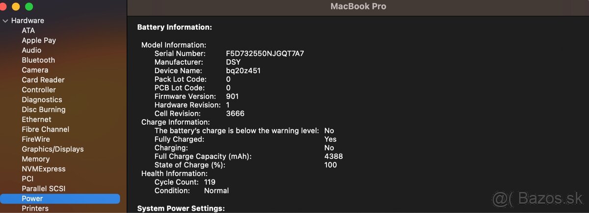 Macbook Pro 2017 512GB ulozisko, 119 cyklov - 4