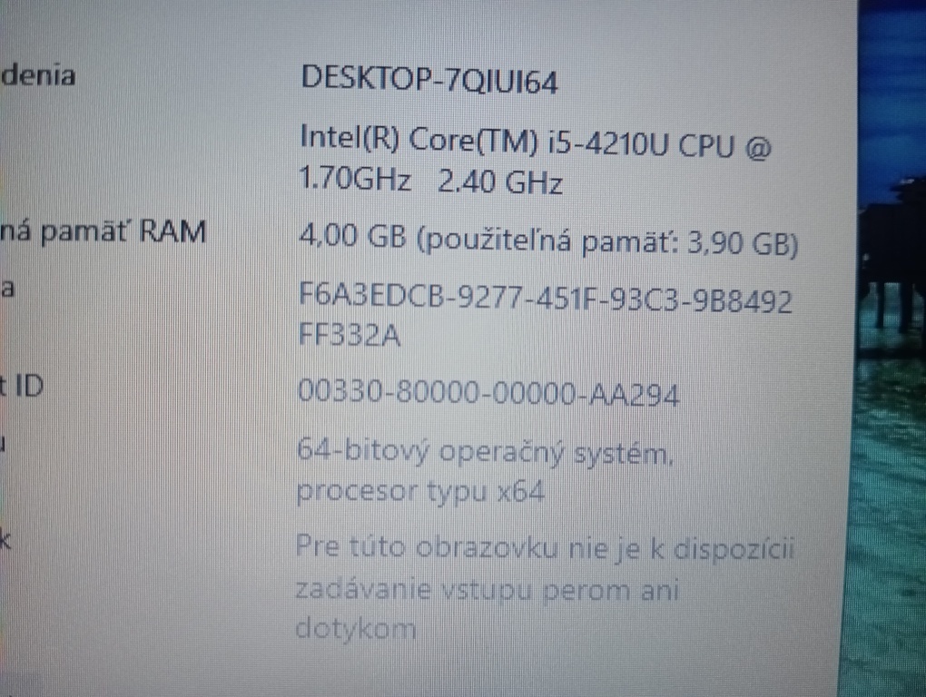 predám HP elitebook 820 g1 - Intel core i5 - 4gb ram - 4