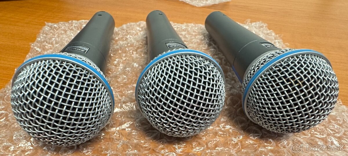 Shure BETA 58A Vokálny dynamický mikrofón - 4