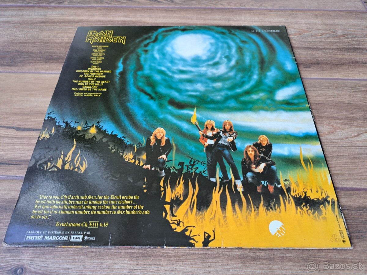 Lp IRON MAIDEN- The Number of the Beast - 4