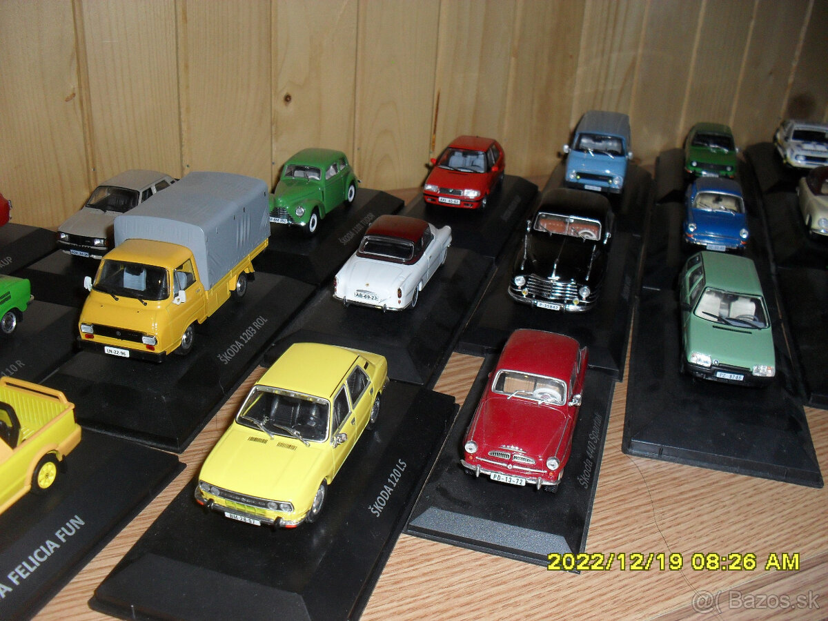 ZBIERKA /MODELY ŠKODA 1:43/ - 4
