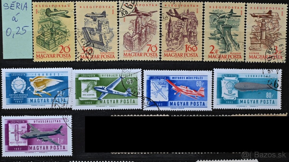 Známky - Letectvo - série 1 - 4