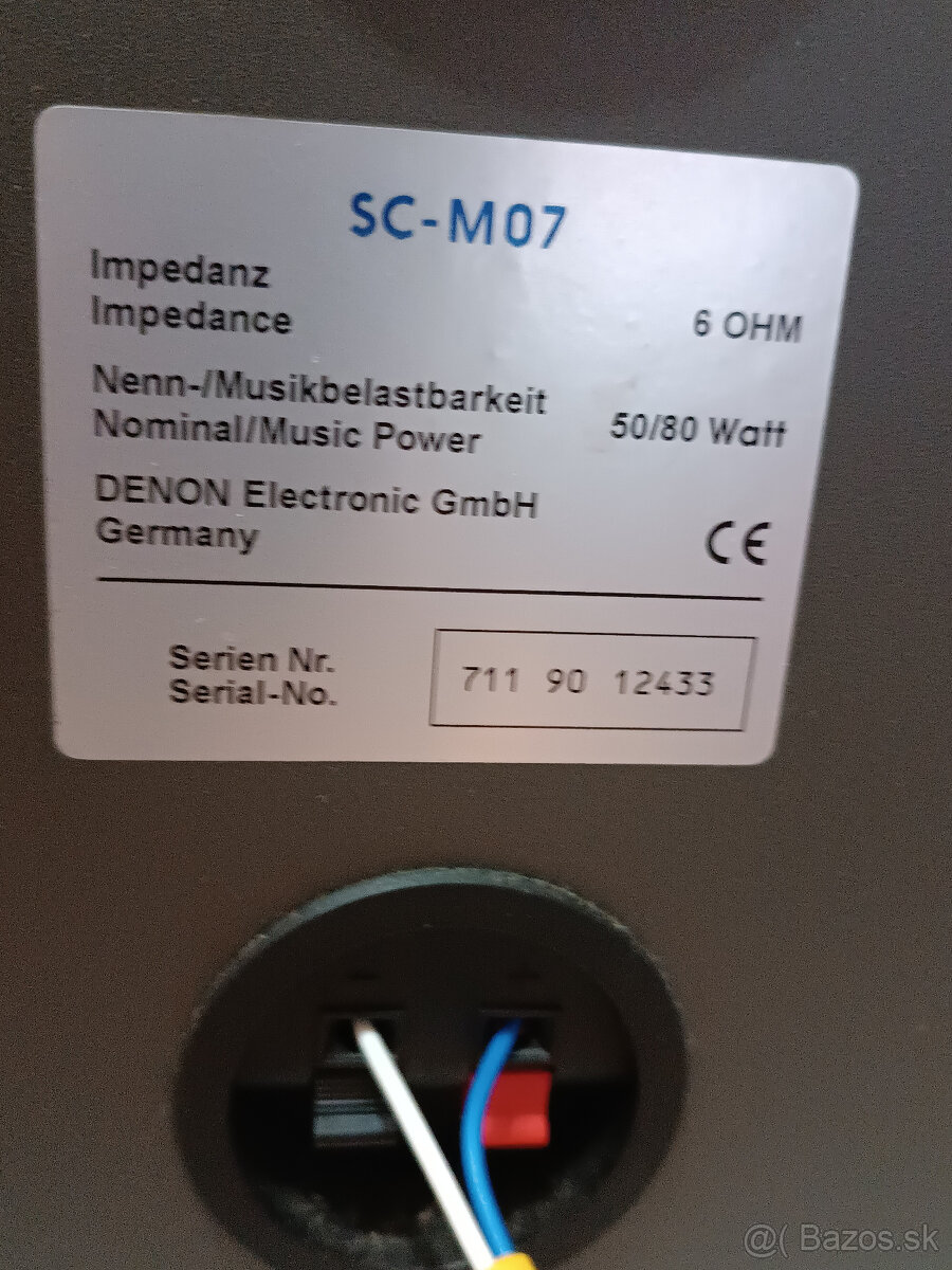 PREDAM REPRODUKTORY DENON SC-M 07 - 4