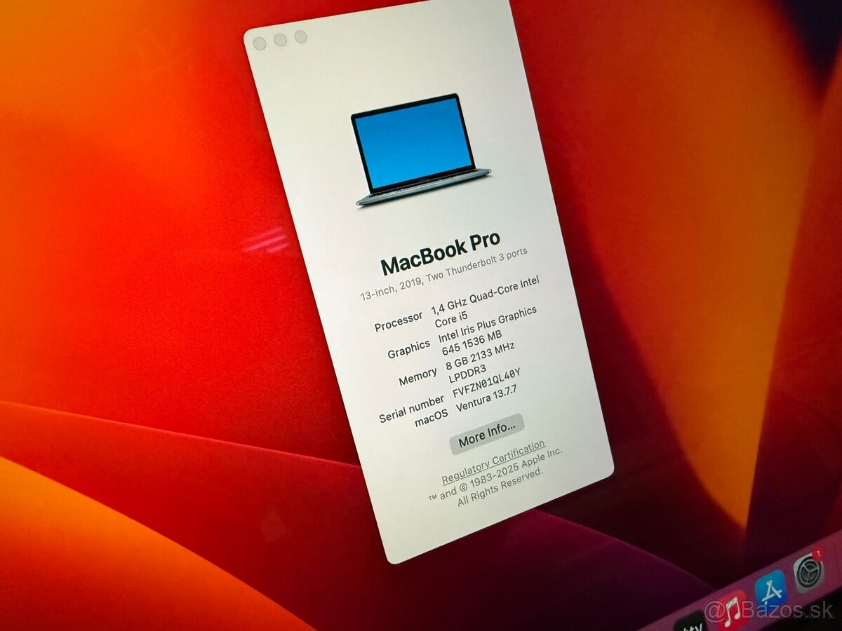 MacBook Pro 2019 Space Gray TouchBar - Nová Batéria - 4