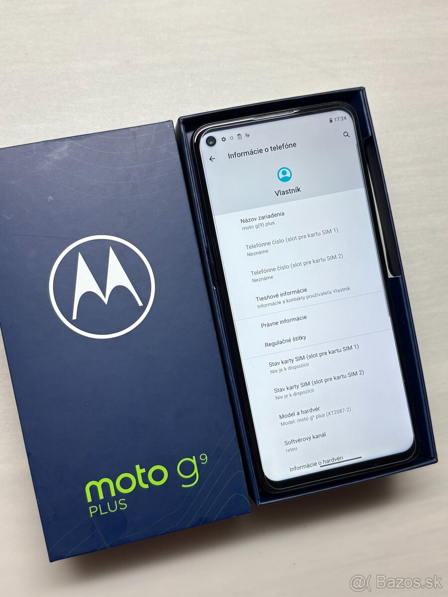 MOTOROLA G9 PLUS 128GB modrá - 4