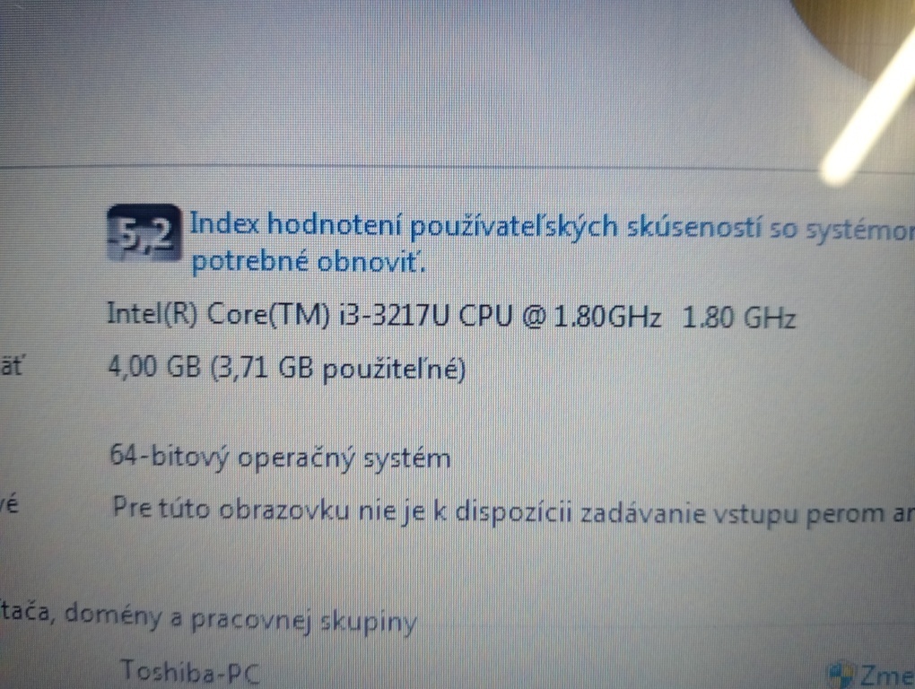 predám notebook SAMSUNG NP540U3C , WINDOWS 7. - 4