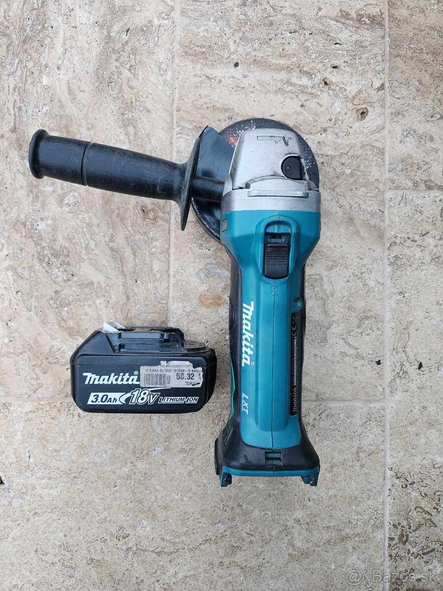 MAKITA AKU uhlová brúska - 4