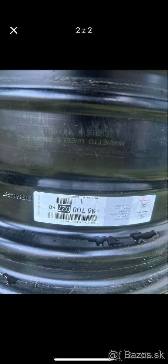 Plechové disky 5X112 R15 - 4