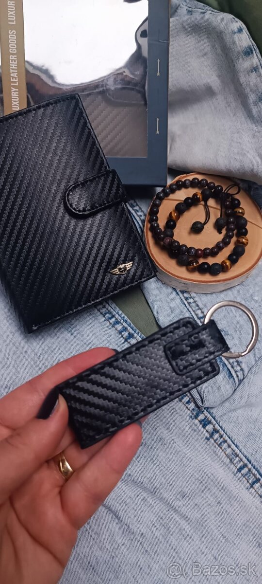 Kožená čierna peňaženka PeTerson - 4