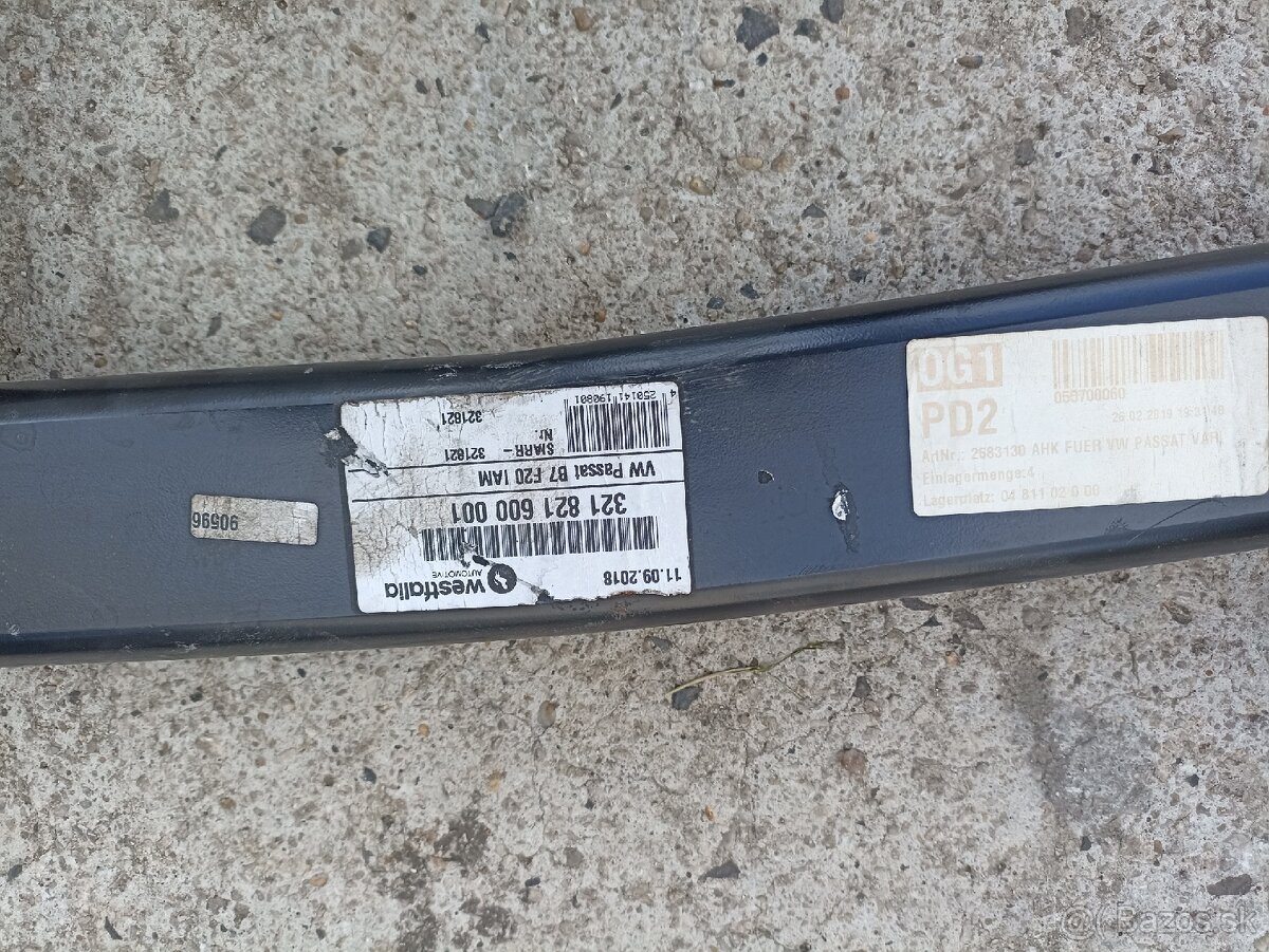 Predám ťažné zariadenie Vw Passat B7 kombi - 4